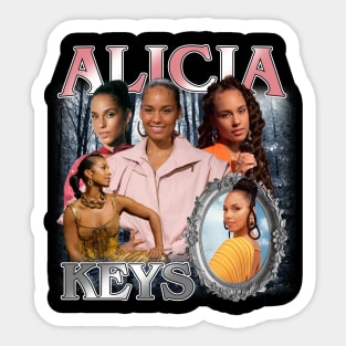 VINTAGE ALICIA KEYS Sticker